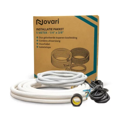 Airco Aansluitset 1/4 x 3/8 – 5 Meter – Compleet Installatiepakket