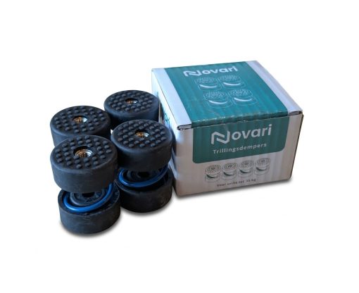 Trillingsdemperset Blauw – Tot 35KG – Set van 4