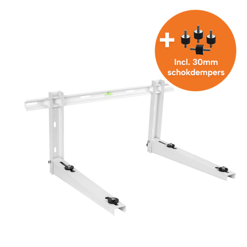 Wandbeugel Airco 500mm met Trillingsdempers – Tot 200KG