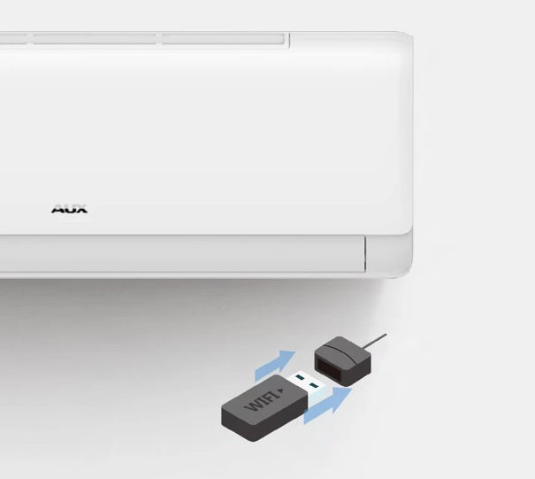 AUX Q-Smart Split Airco 3.5 kW – Wifi – 4D Swing – UV Technologie