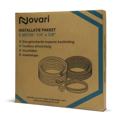 Airco Aansluitset 1/4 x 3/8 – 5 Meter – Compleet Installatiepakket