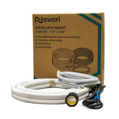Airco Aansluitset 1/4 x 3/8 – 3 Meter – Compleet Installatiepakket